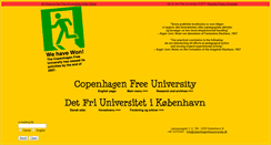 Desktop Screenshot of copenhagenfreeuniversity.dk